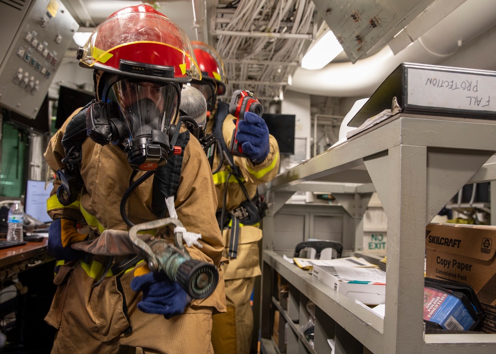 Makin Island Damage Control Drill