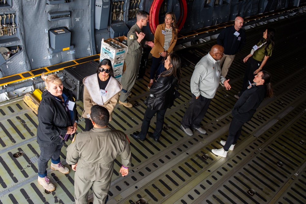 Travis hosts Honorary Commanders OG Tour