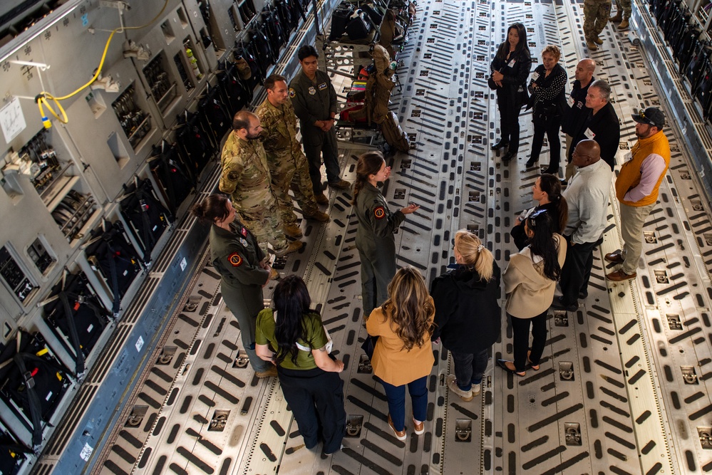 Travis hosts Honorary Commanders OG Tour