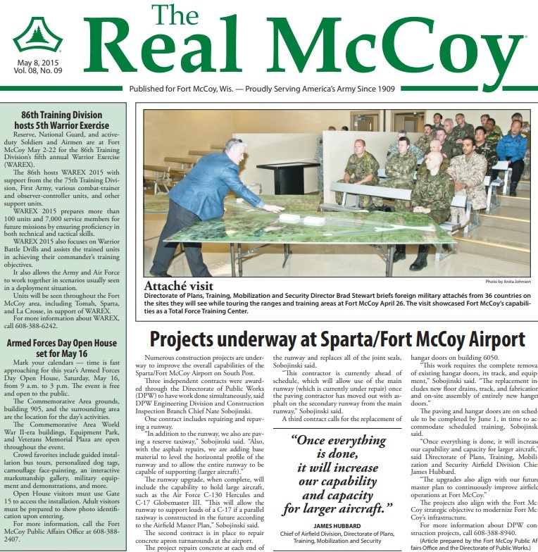 This Month in Fort McCoy History — May