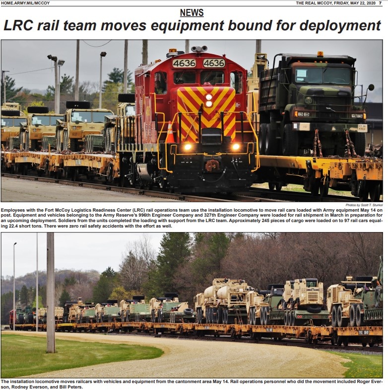 This Month in Fort McCoy History — May