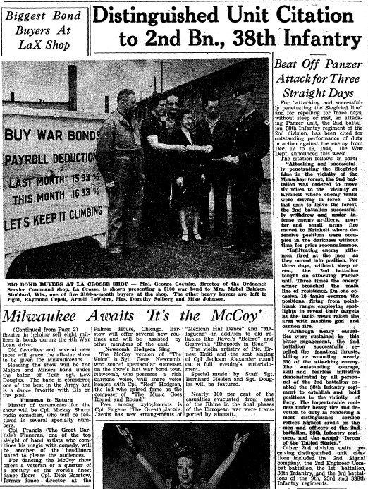 This Month in Fort McCoy History — May