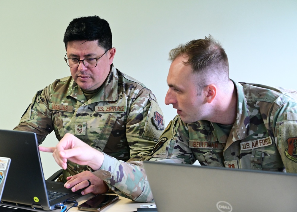 261st COS Airmen prepare for cyber attacks through mission qualification training
