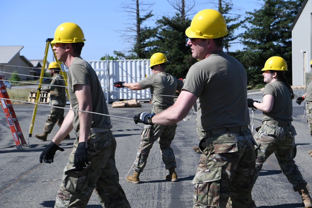 195th Force Support Flight Conducts Home Station Readiness Training