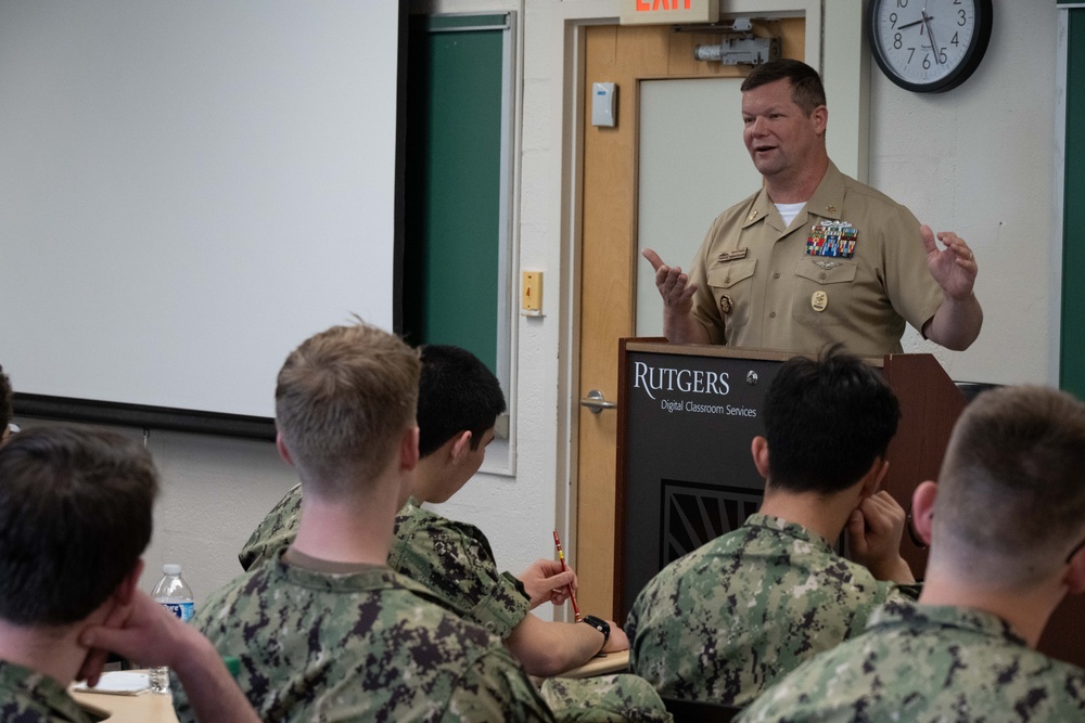 NAVSUP Command Master Chief speaks at Rutgers University