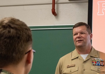 NAVSUP Command Master Chief speaks at Rutgers University