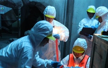 42nd ABW Mortuary Affairs Team practice thorough site recovery methods