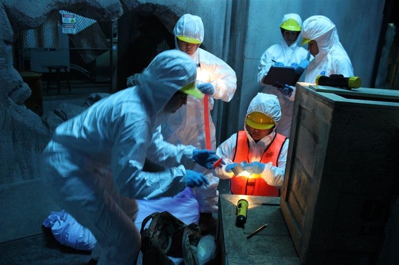 42nd ABW Mortuary Affairs Team practice thorough site recovery methods