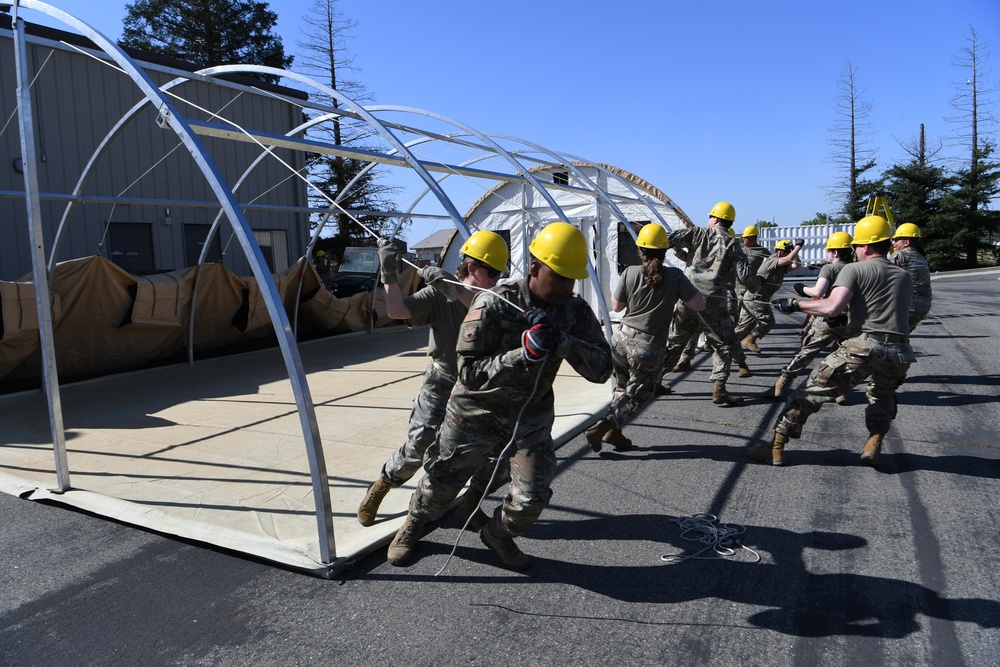 195th Force Support Flight Conducts Home Station Readiness Training