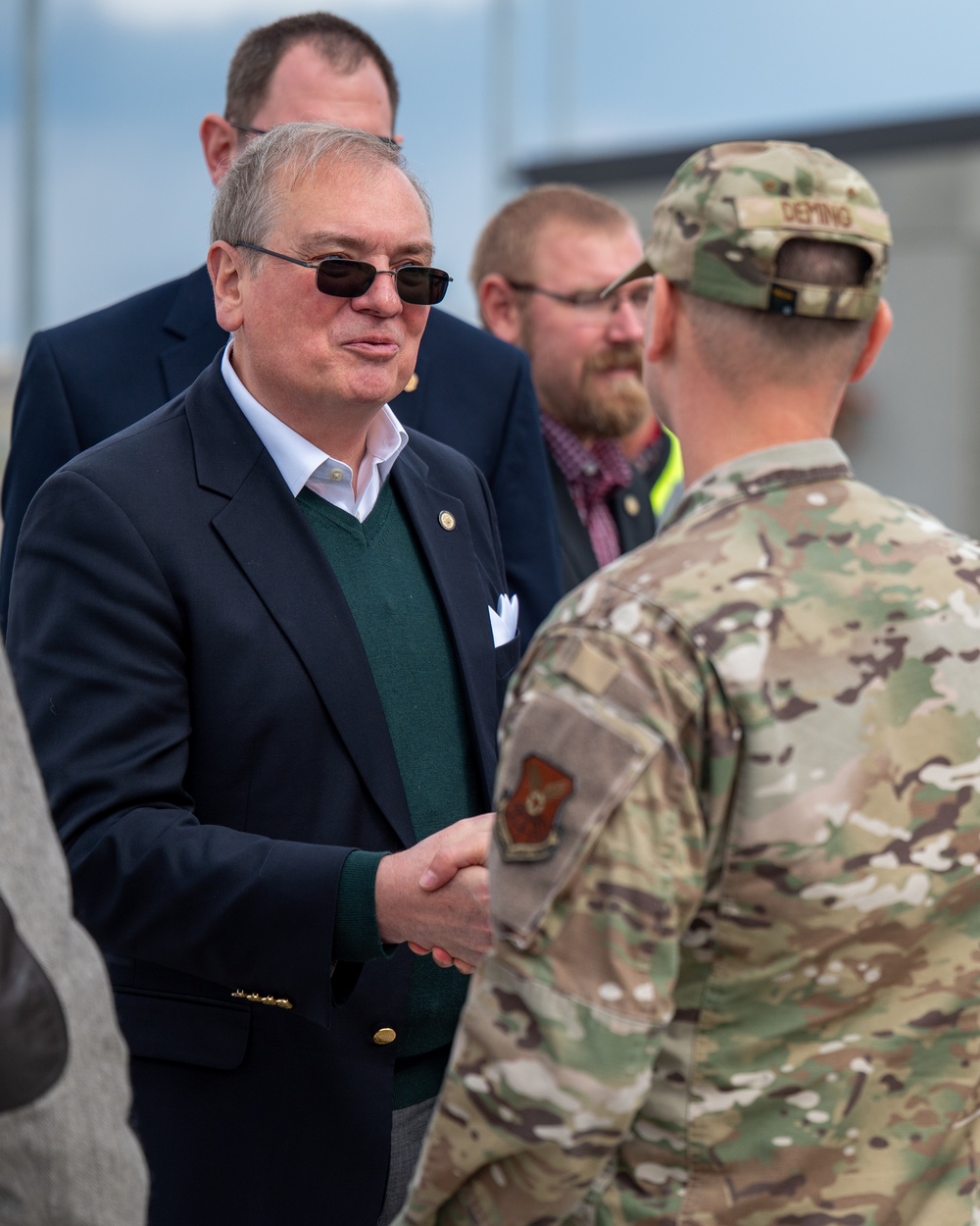 Honorable Thomas Summers vists F.E. Warren