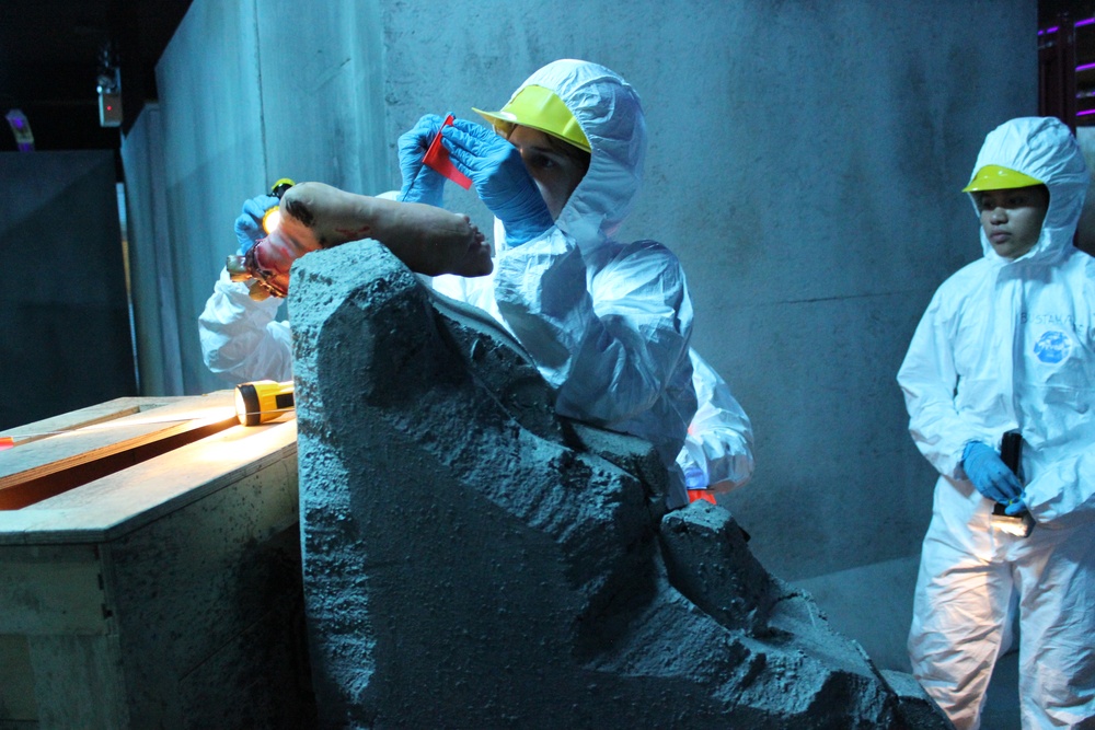 42nd ABW Mortuary Affairs Team practice thorough site recovery methods