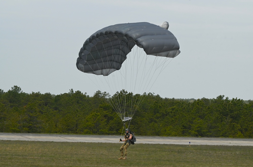 106th Rescue Wing Pararescuemen Conduct Jump Training