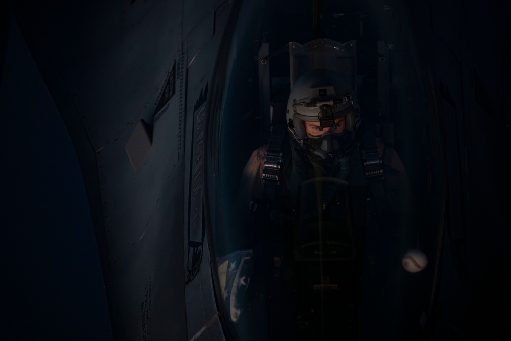 Refueling F-16s to maintain airpower over USCENTCOM AOR