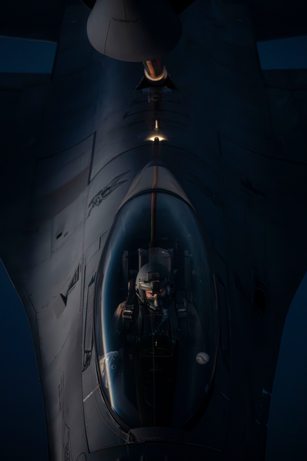 Refueling F-16s to maintain airpower over USCENTCOM AOR