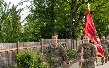 2-218 Field Artillery Regiment holds Ruck March and Food Drive