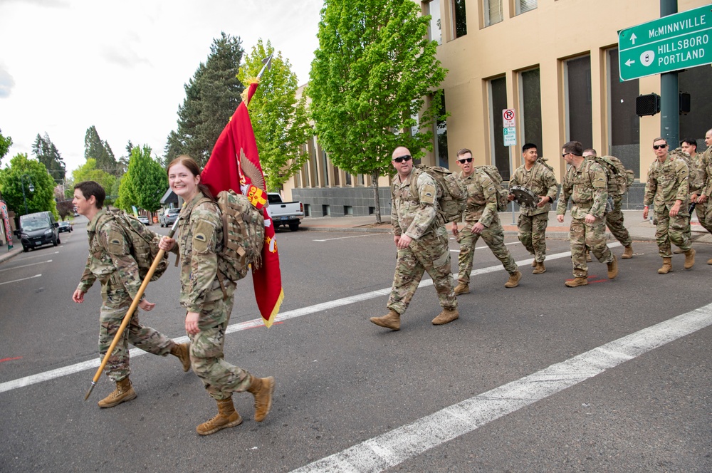 2-218 Field Artillery Ruck and Food Drive
