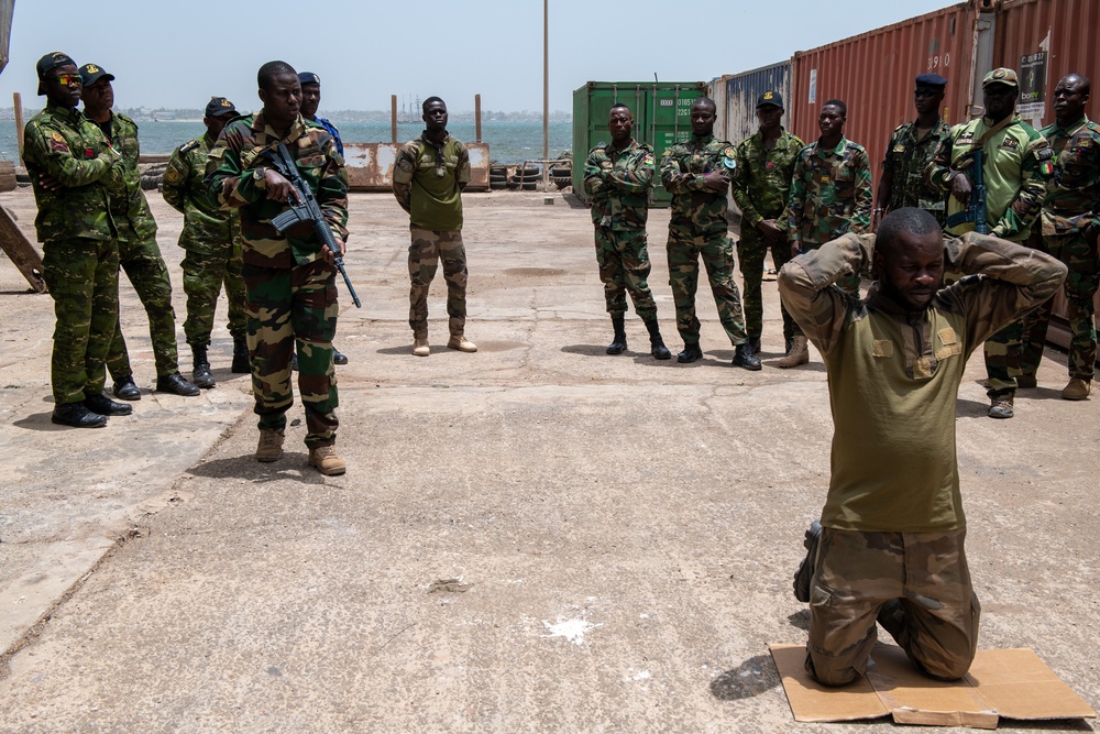 Military Members from Seven African Nations Engage in VBSS Training
