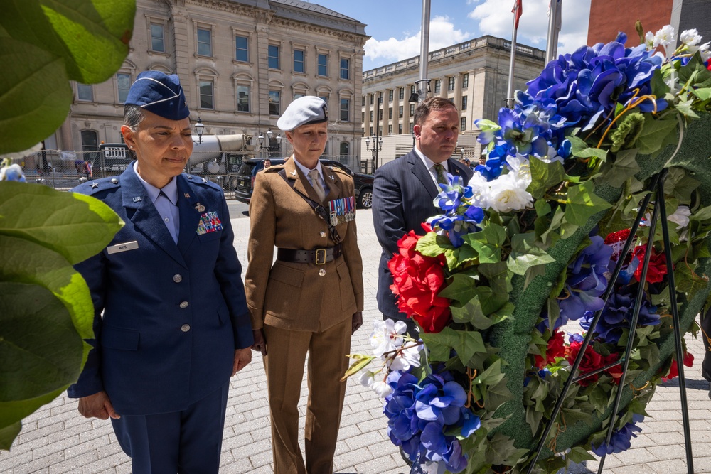 Ceremony commemorates 80th anniversary of Victory in Europe