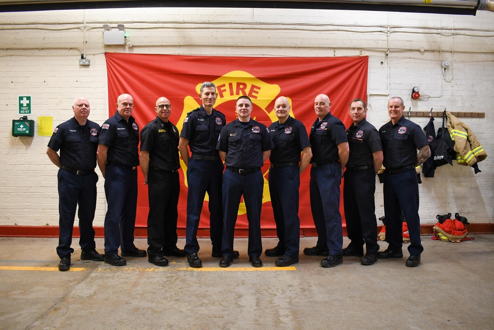RAF Menwith Hill firefighter receives McAllister Heroism Award for lifesaving actions
