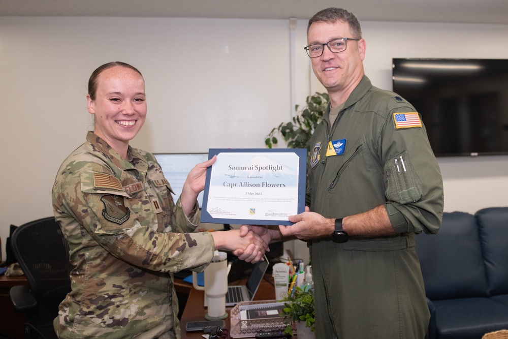 Samurai Spotlight: Capt. Allison Flowers