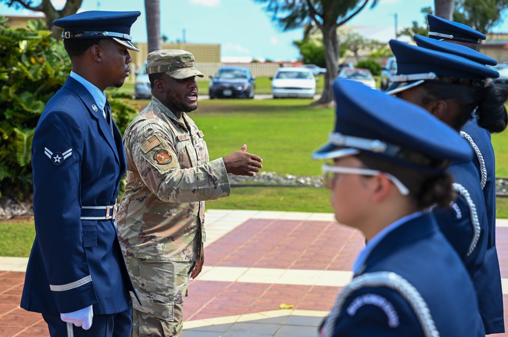 Know the Drill: Prior MTIs lead Andersen AFB Honor Guard