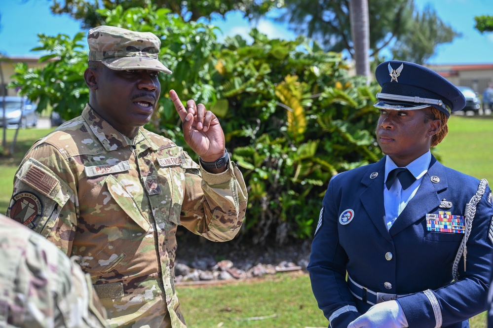 Know the Drill: Prior MTIs lead Andersen AFB Honor Guard