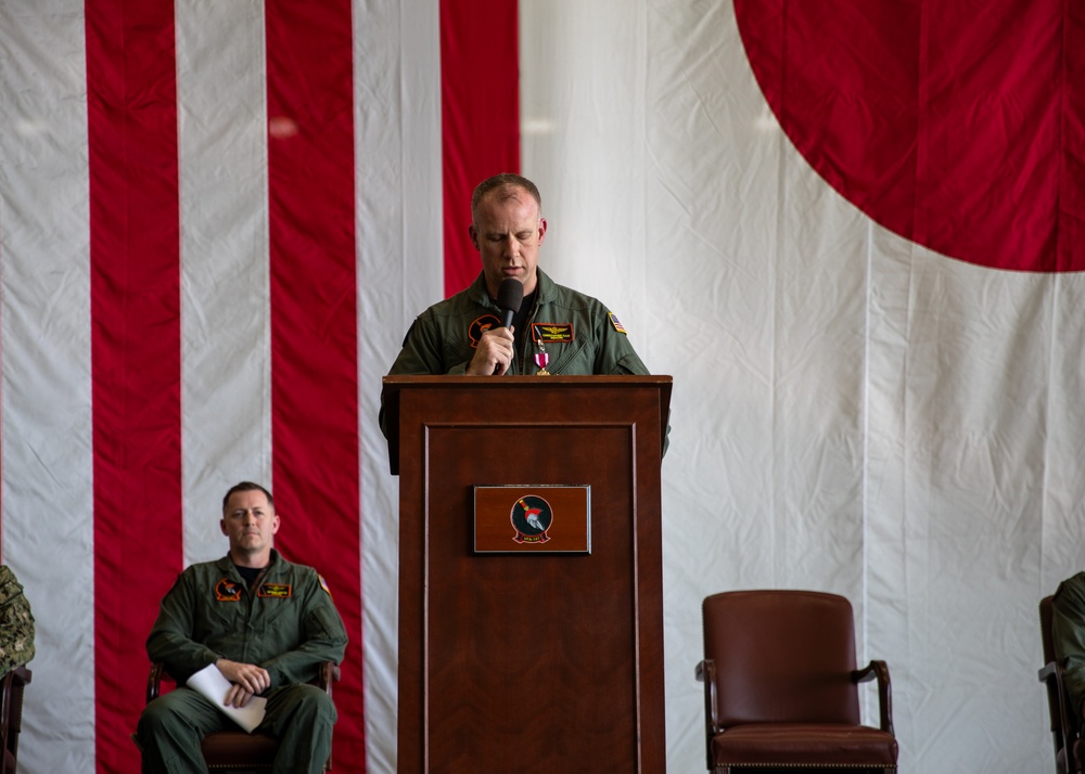 Strike Fighter Squadron (VFA) 147 holds change of command in Iwakuni