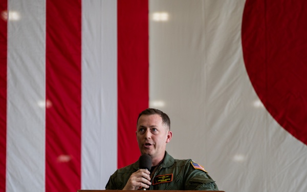 Strike Fighter Squadron (VFA) 147 holds change of command in Iwakuni