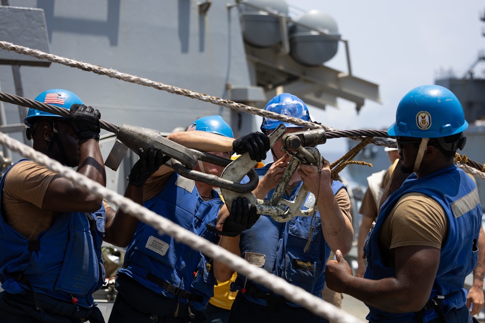 Curtis Wilbur Conducts Replenishment-At-Sea