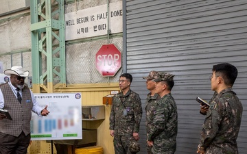 On Apr. 30, action officers from Combined Forces Command (CFC) C4 (Logistics) visited the U.S. Army Materiel Support Command – Korea.