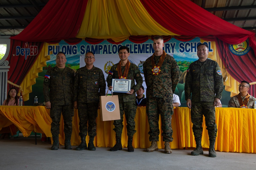 Exercise Balikatan 2025 Engineering Civic Action Project Ceremony