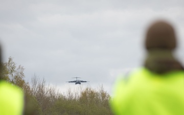 U.S. Army, Air Force and Allies Conduct Rapid Deployment Exercise in the Baltics