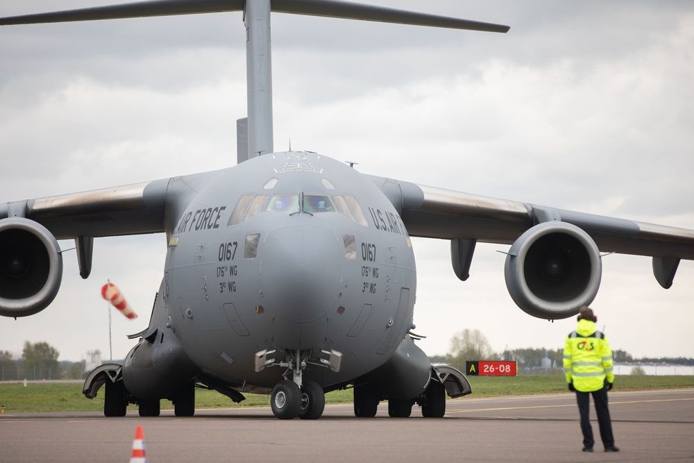 U.S. Army, Air Force and Allies Conduct Rapid Deployment Exercise in the Baltics