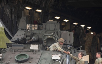 U.S. Army, Air Force and Allies Conduct Rapid Deployment Exercise in the Baltics
