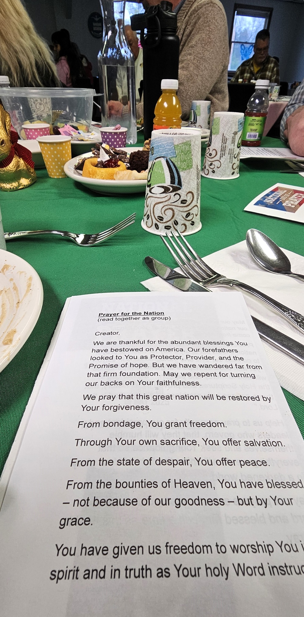 Fort McCoy holds first National Day of Prayer Brunch with former GC as guest speaker