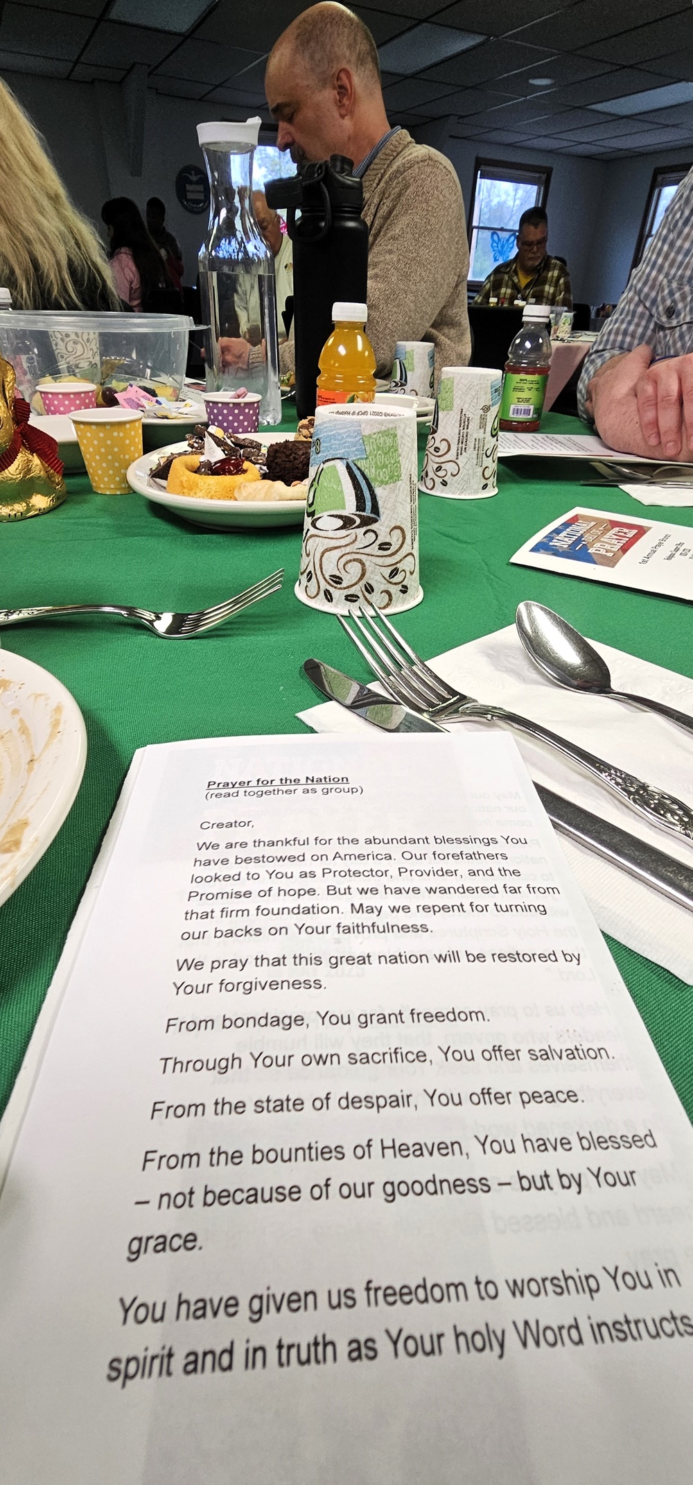 Fort McCoy holds first National Day of Prayer Brunch with former GC as guest speaker