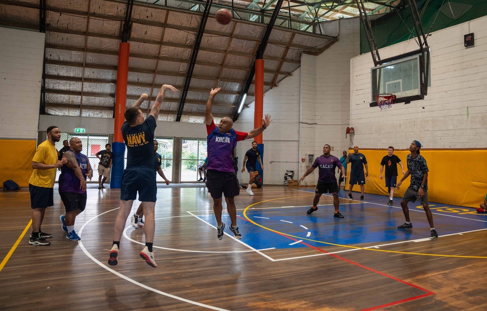 Blue Ridge Plays Basketball With Fiji Sailors