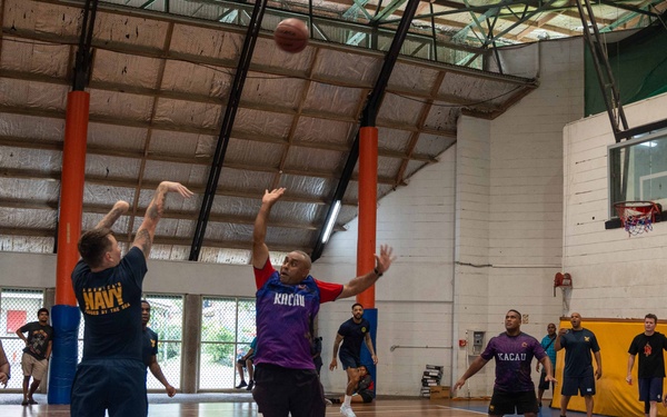 Blue Ridge Plays Basketball With Fiji Sailors