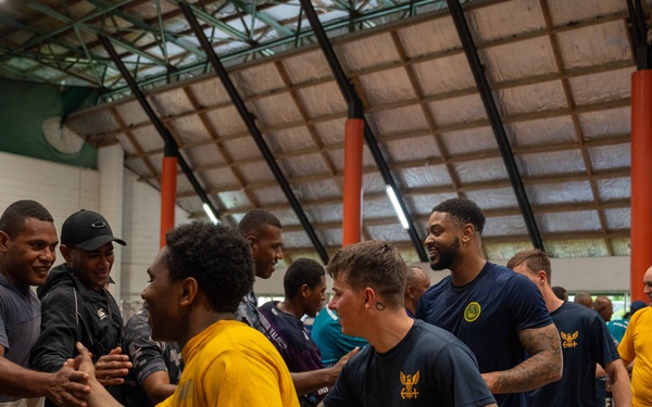 Blue Ridge Plays Basketball With Fiji Sailors
