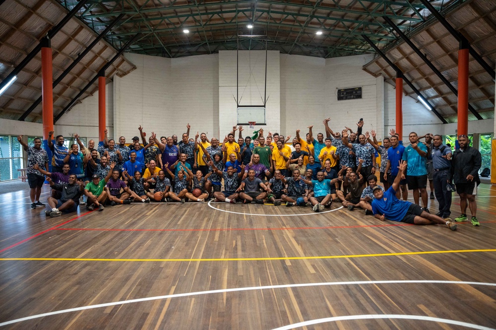 Blue Ridge Plays Basketball With Fiji Sailors