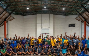 Blue Ridge Plays Basketball With Fiji Sailors
