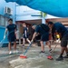 Blue Ridge Sailors volunteer at an animal shelter