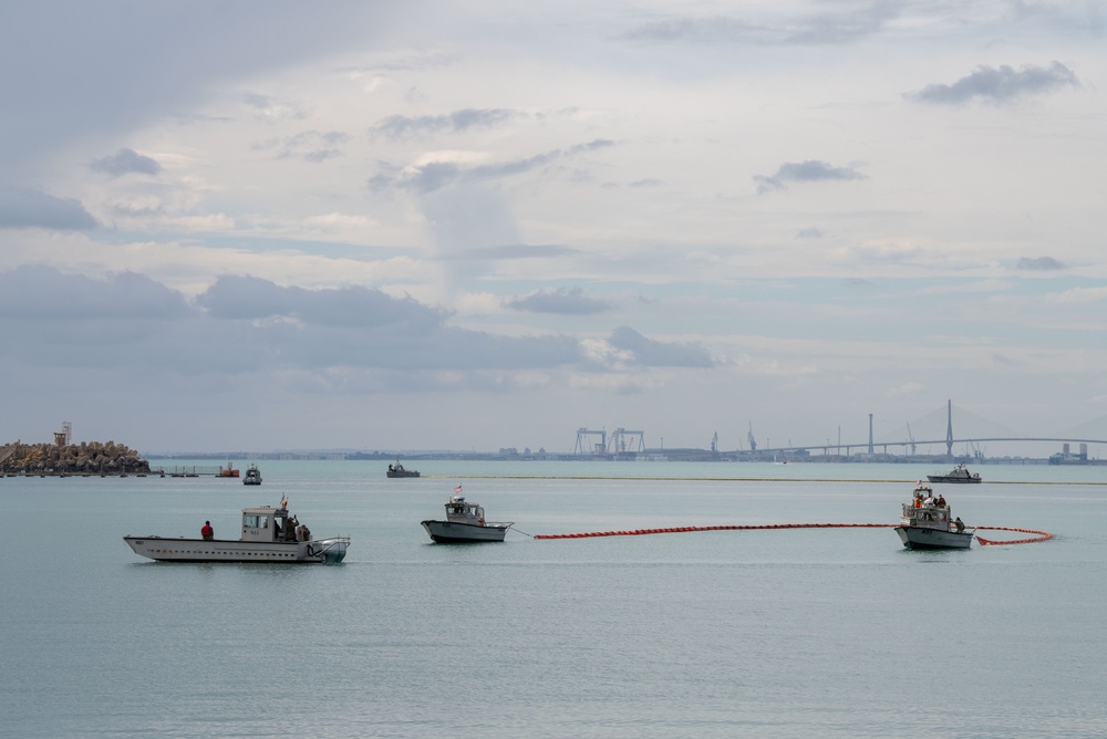 NAVSTA Rota Oil Spill Response Drill 2025