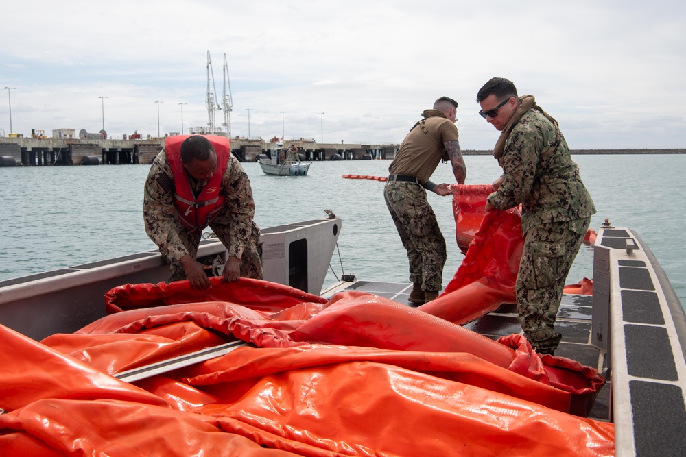 NAVSTA Rota Oil Spill Response Drill 2025