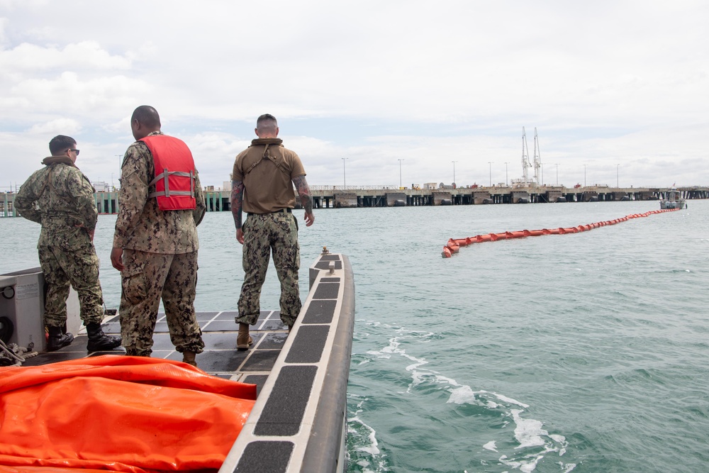 NAVSTA Rota Oil Spill Response Drill 2025