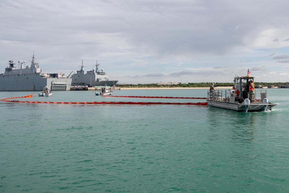 NAVSTA Rota Oil Spill Response Drill 2025