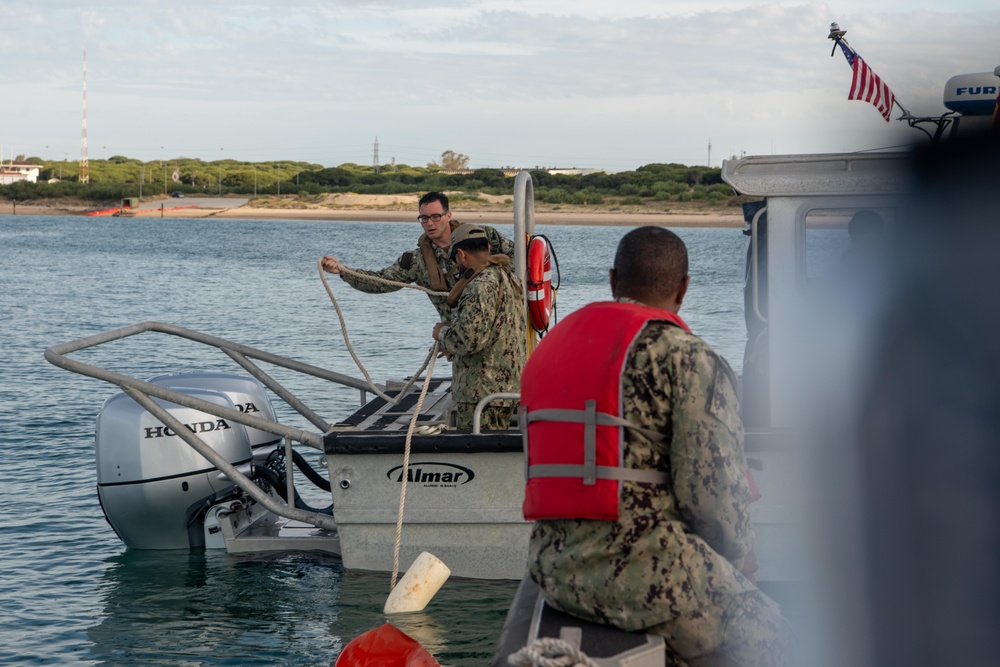 NAVSTA Rota Oil Spill Response Drill 2025