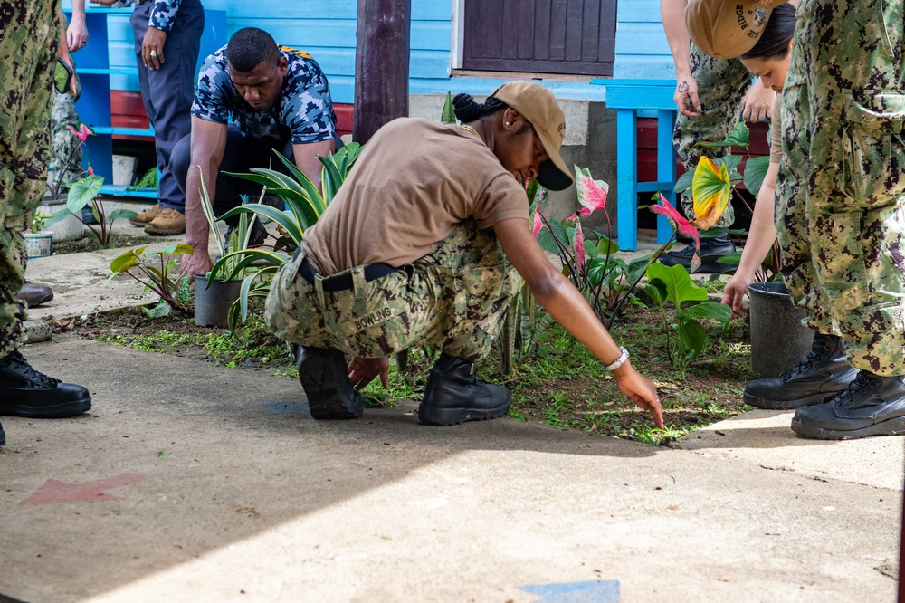 Blue Ridge community relations event in Suva, Fiji