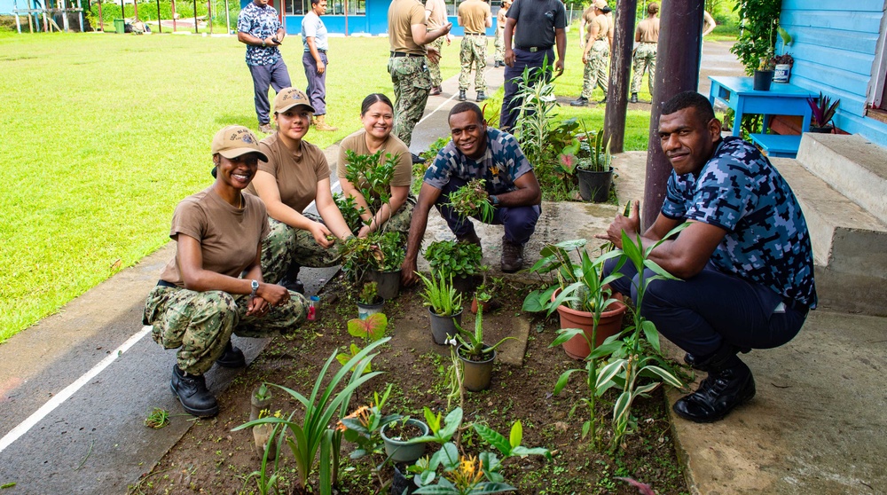 Blue Ridge community relations event in Suva, Fiji