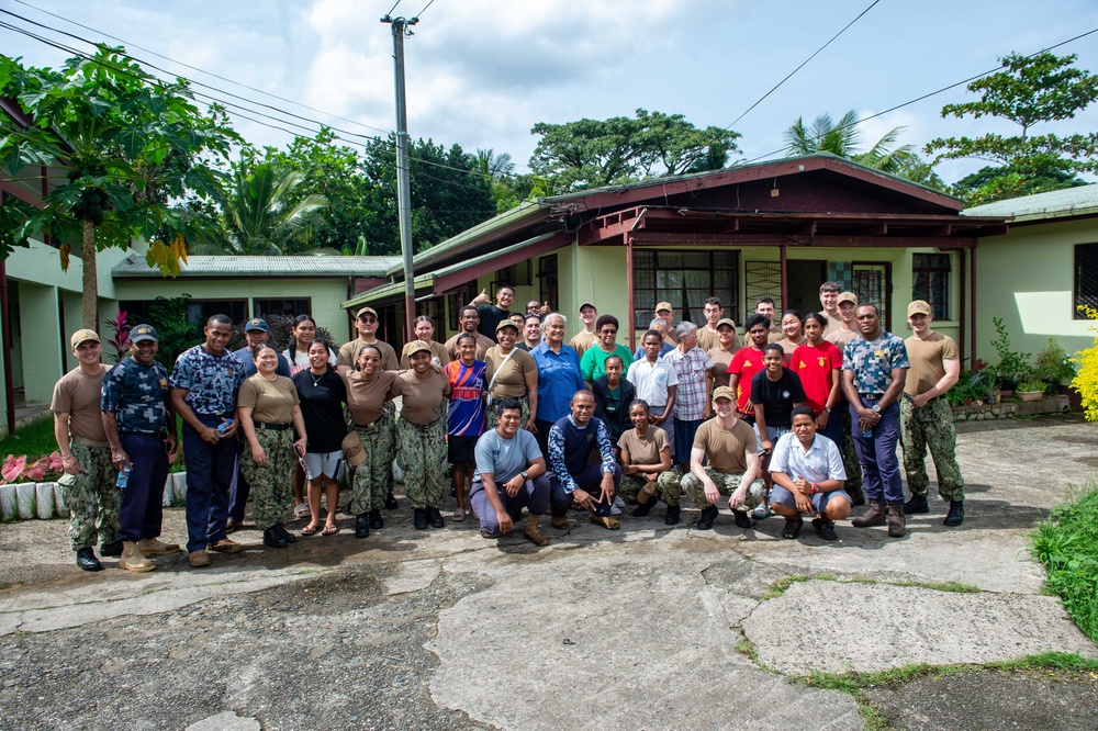 Blue Ridge community relations event in Suva, Fiji